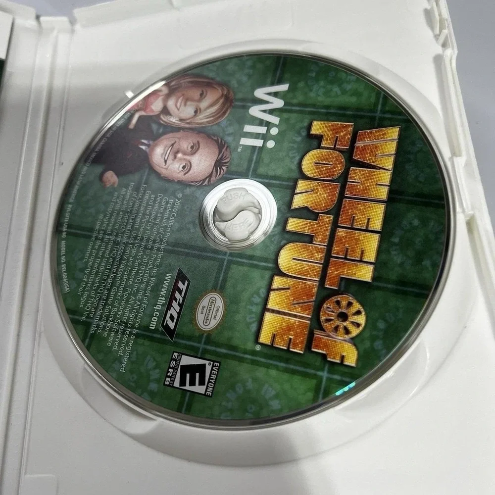 Wheel of Fortune Nintendo Wii 2010 Video Game With Manual